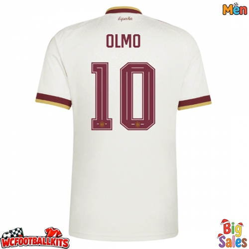 Spain Dani Olmo #10 Replica Away Stadium Shirt World Cup 2026 Short Sleeve